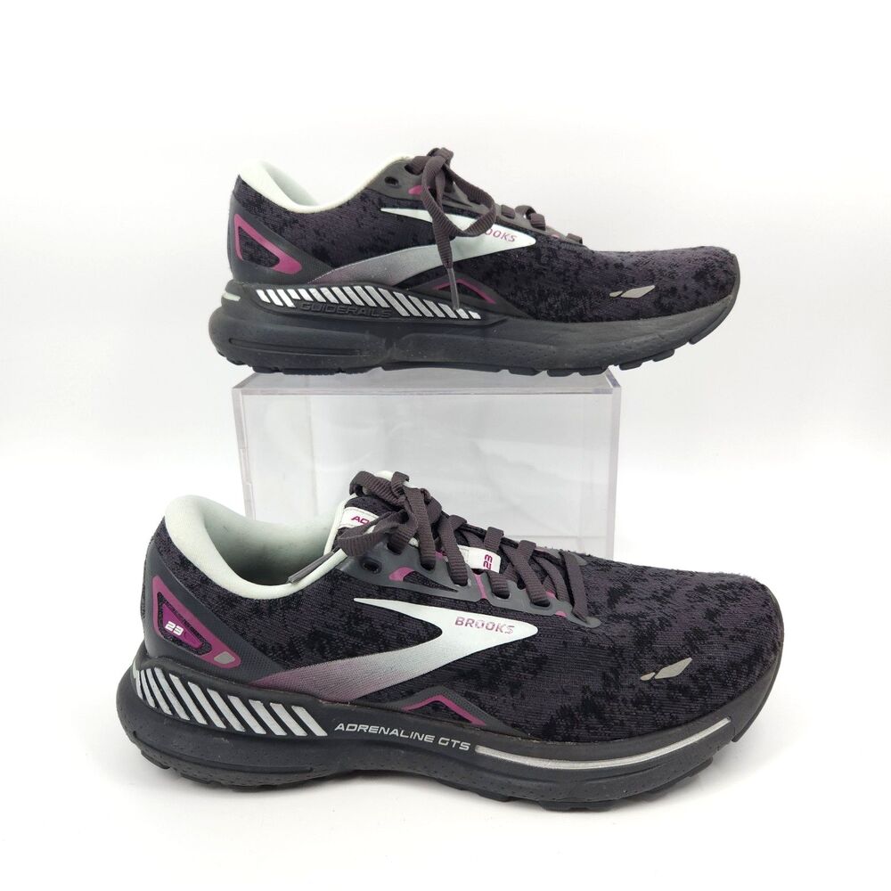 Brooks Adrenaline GTS 23 Shoes Women Size 8.5  1203811B072 Athletic Black